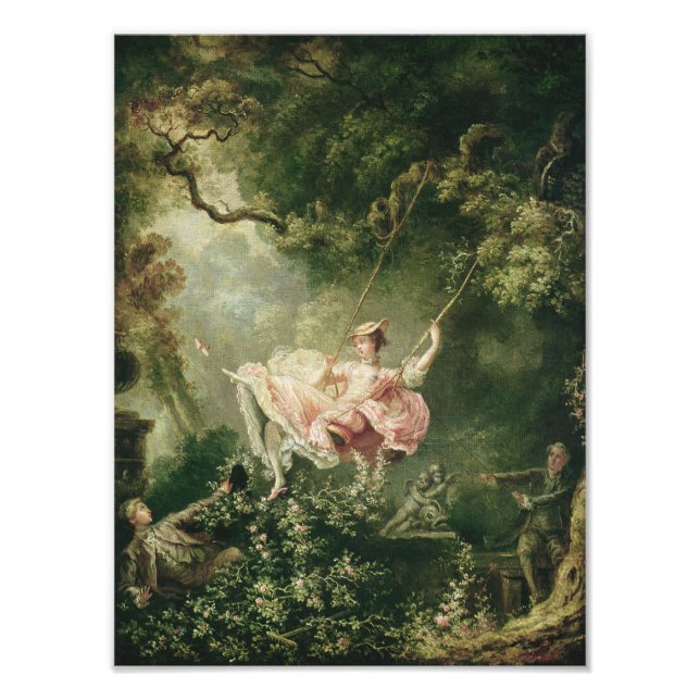 Foto Jean-Honoré Fragonard - The Swing (Frente)