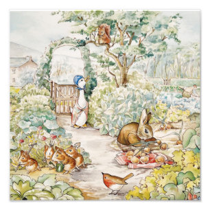 Foto Jemima Puddle Duck no Jardim do Sr. Mc Gregor