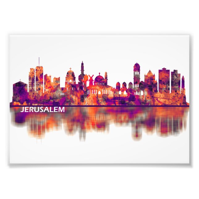 Foto Jerusalém Israel Skyline (Frente)