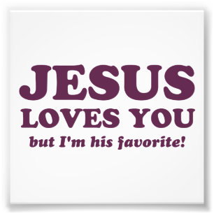 Foto Jesus ama-o mas eu sou seu favorito