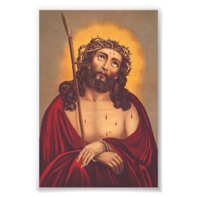 Foto Jesus Coroado de Espinhos Arte Dolorosa (Frente)