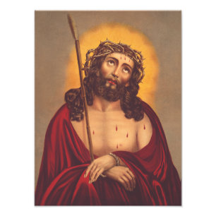 Foto Jesus Coroado de Espinhos Arte Dolorosa
