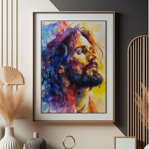 Foto Jesus Cristo Watercolor