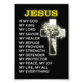 Foto Jesus é meu Deus