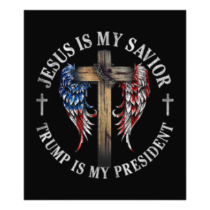 Foto Jesus é meu salvador Trump é meu presidente 2024 E