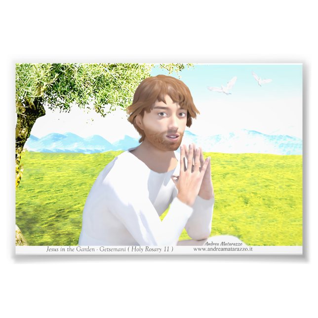 Foto Jesus no Jardim (Getsemani) (Frente)