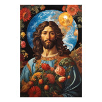 *~* Jesus Preocupado com a Terra AP50 cósmica Univ