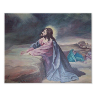 Foto Jesus rezando em Gethsemane