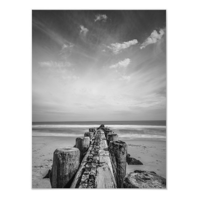 Foto Jetty na costa de Nova Jersey (Frente)