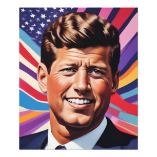 Foto JFK John F. Kennedy Inspiração Motivacional
