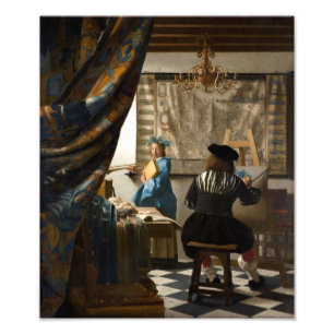 Foto Johannes Vermeer - A Alegoria da Pintura