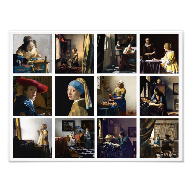 Foto Johannes Vermeer - Grelha de Mastercastas (Frente)