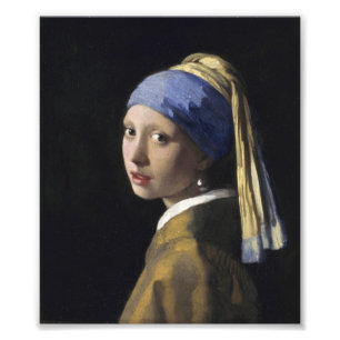 Foto Johannes Vermeer - Rapariga com um Ouriço de Pérol