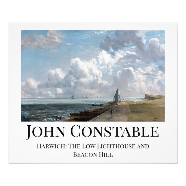 Foto John Constable Harwich O Poster de Farol Baixo (Frente)