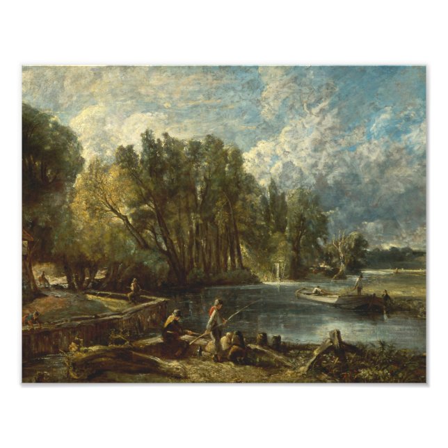 Foto John Constable - Stratford Mill (Frente)