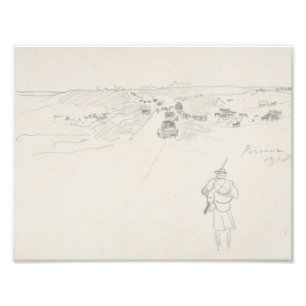 Foto John Singer Sargent - Estrada em Peronne