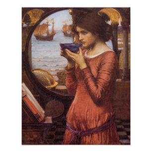 Foto John William Waterhouse que pinta o destino