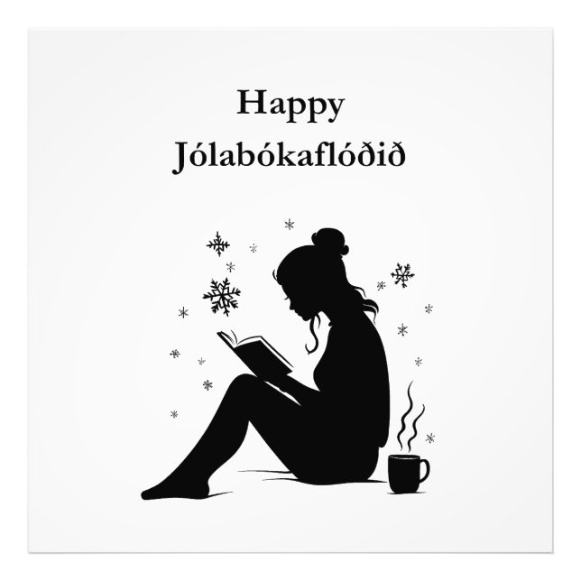 Foto Jolabokaflod - Inundação do Livro da Islândia (Frente)