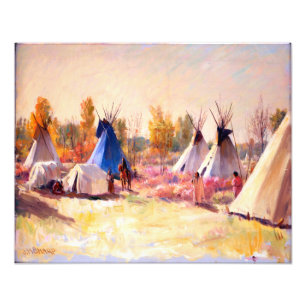 Foto Joseph Henry Sharp Poster Azul De Tepee