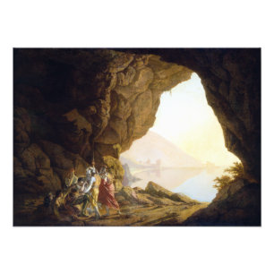 Foto Joseph Wright, do Poster Derby Grotto