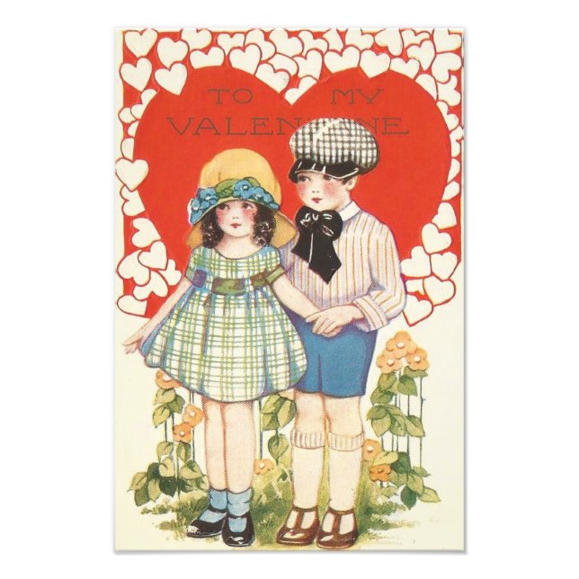 Foto Jovem Casal Coração, Margarida (Frente)