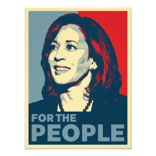 Foto Kamala Harris 2024 eleição Hope Poster