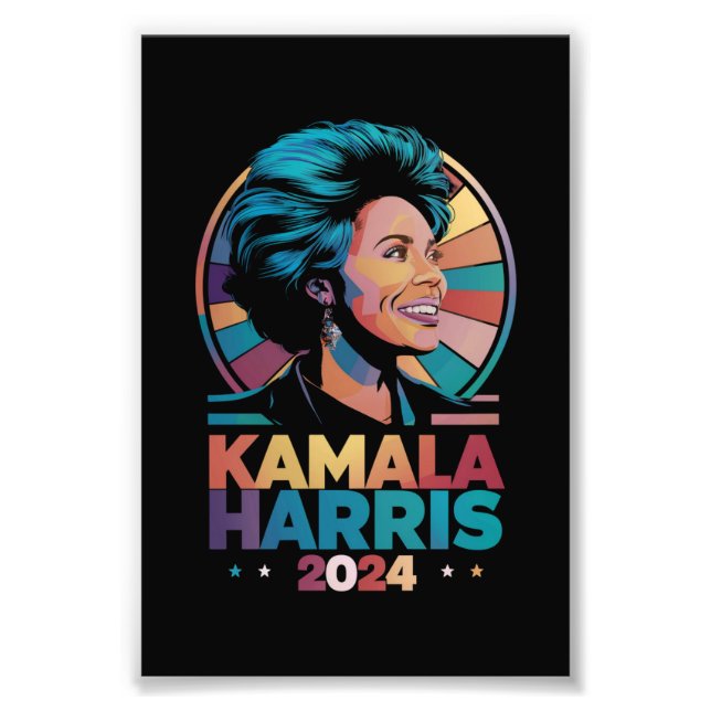 Foto Kamala Harris 2024 Votação Presidente Kamala Eleiç (Frente)
