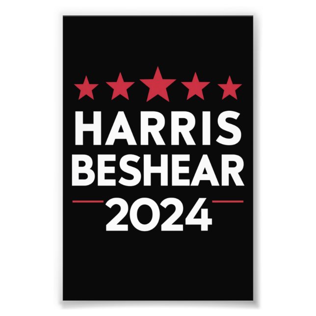 Foto Kamala Harris Andy Beshear 2024 Harris Beshear 202 (Frente)