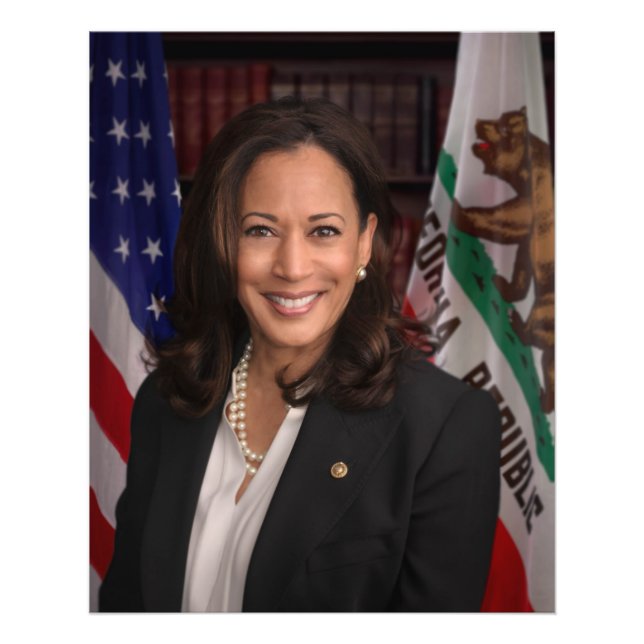 Foto Kamala Harris Candidato ao Presidente EUA 2024 (Frente)