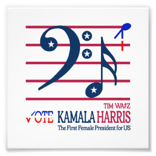 Foto Kamala Harris e Tim Walz