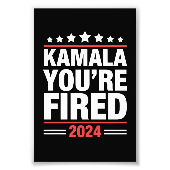 Foto Kamala Você Está Demitida Kamala Harris 2024 (Frente)
