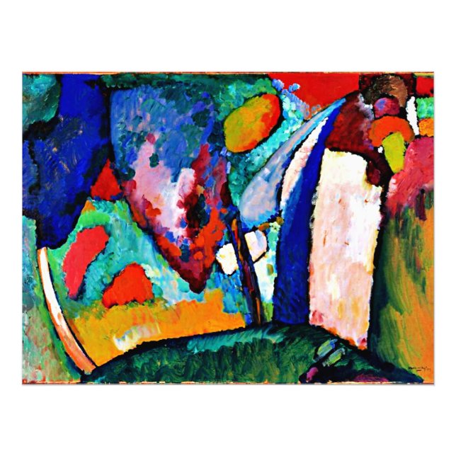 Foto Kandinsky - A Cachoeira, (Frente)