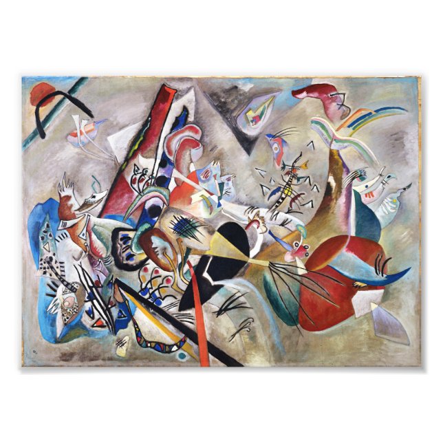 Foto Kandinsky em Cinza (Frente)