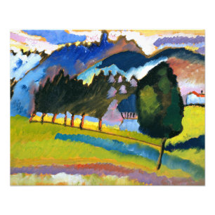 Foto Kandinsky - Paisagem com Colinas Rolantes