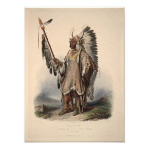 Foto Karl Bodmer - Um chefe mandão