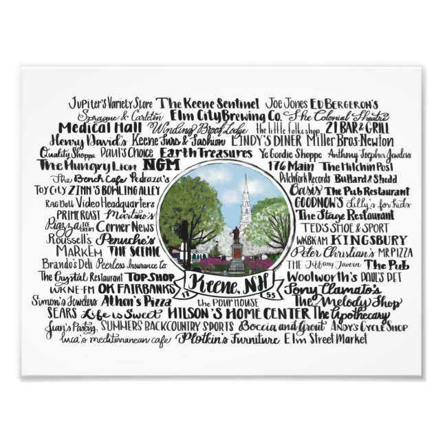 Foto Keene, NH - Agora e Depois (Frente)