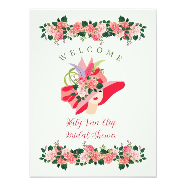 Foto Kentucky Derby Hat Chá de panela (Frente)