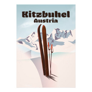 Foto kitzbuhel poster de esqui austríaco