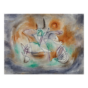 Foto Klee - Howling Dog, abstrato art,