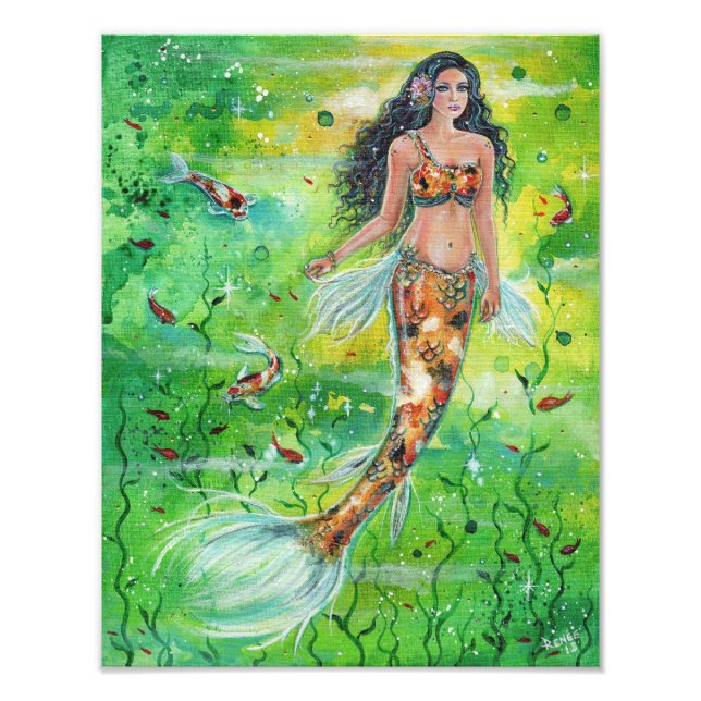 Foto Koi mermaid Lily por Renee Lavoie (Frente)
