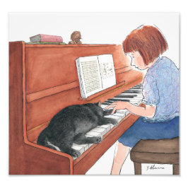 Foto Kramer O Gato Dormindo No Piano