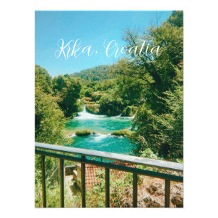 Foto Krka, Croácia Cachoeira Viagem Lembrança