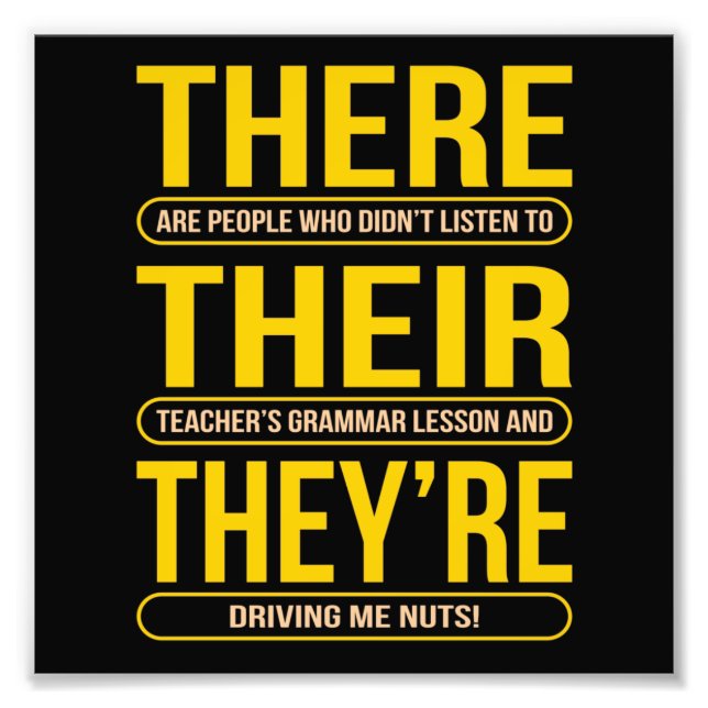 Foto Lá eles são professores de língua inglesa (Frente)