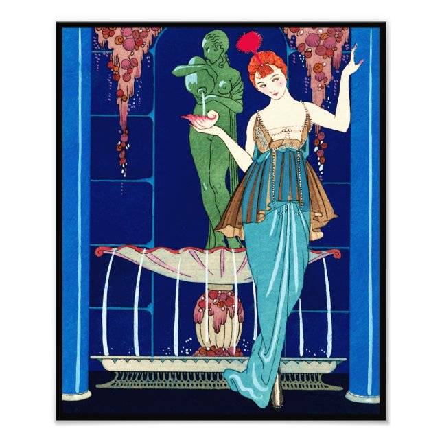 Foto La Fontaine de coquillages, George Barbier (Frente)