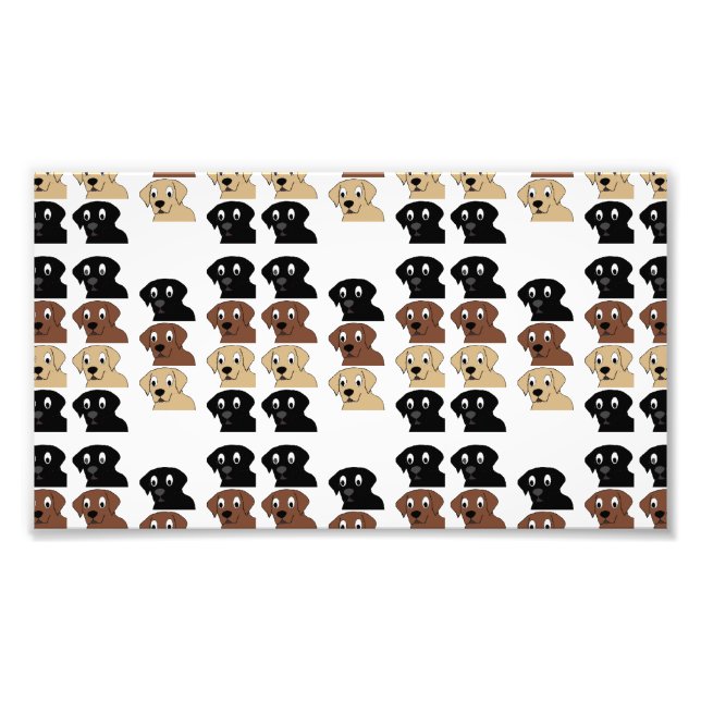 Foto laboratório 3 cores cabeça de desenho animado (Frente)