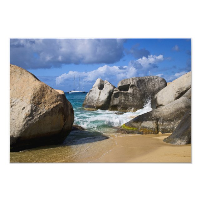 Foto Lado da praia em Virgin Gorda, Virgem Britânica (Frente)