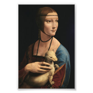 Foto Lady with an Ermine por Leonardo da Vinci