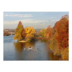 Foto Ladybird Lake Fall Rower - Centro Austin Texas