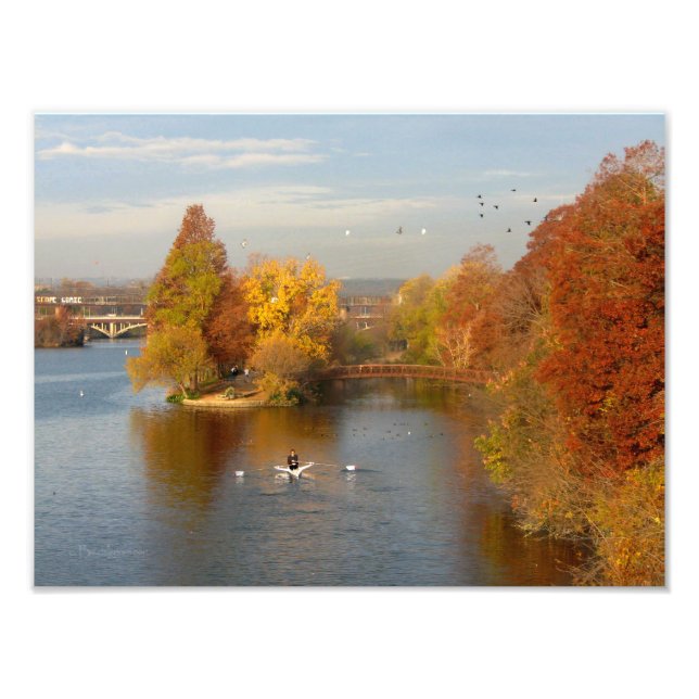 Foto Ladybird Lake Fall Rower - Centro Austin Texas (Frente)