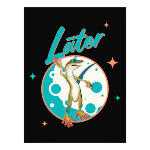 Foto Lagarto Engraçado Humor de Procrastinação Mais Tar